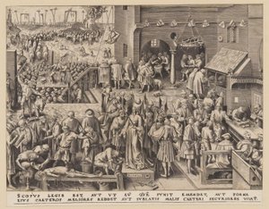 La justice, tirée des Sept vertus - Philips Galle