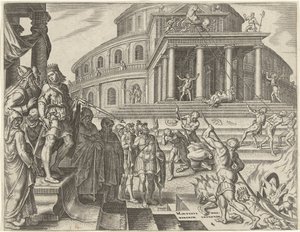 Le roi Josias fait enlever les chevaux et les chars dédiés au soleil