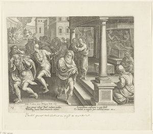 Paul chasse les mauvais esprits à Éphèse (Handelingen van de apostelen) (Acta Apostolorum)