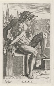 Dieu de la rivière Scaldis - Philips Galle