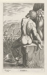 Dieu de la rivière Tibre - Philips Galle
