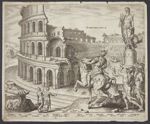 Le Colisée à Rome - Philips Galle