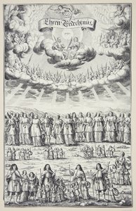 Le Seigneur assignant des devoirs aux trois états - Philips Galle