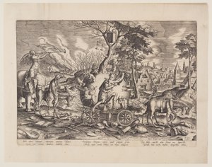Le triomphe du temps - Philips Galle