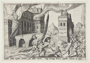La capture de Tirsah - Philips Galle
