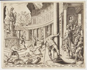 La destruction du temple d
