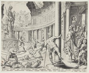 La destruction du temple d