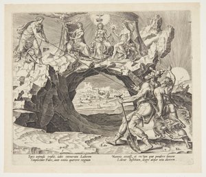 Le travailleur diligent aspirant à la justice du Seigneur - Philips Galle