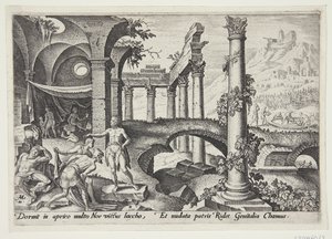 La Moquerie de Noé - Philips Galle