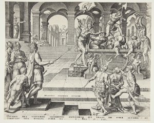 Le massacre des prêtres de Samarie - Philips Galle