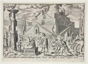 La tour de Babel - Philips Galle