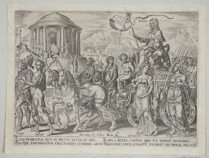 Le triomphe de la chasteté - Philips Galle