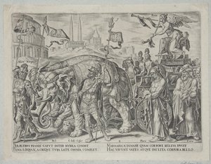 Le triomphe de la renommée - Philips Galle