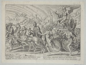 Le triomphe du temps - Philips Galle