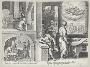 La vision de Saint Pierre - Philips Galle