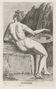 Nymphe des eaux Aganippe - Philips Galle