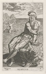 Dieu de la mer Glaucus - Philips Galle