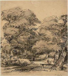 Un chemin dans les bois - Philips de Koninck