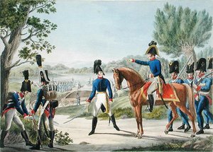 Les nouveaux Pontonniers Impériaux Royaux Autrichiens après les guerres napoléoniennes, vers 1820 - Phillip von (after) Stubenrauch