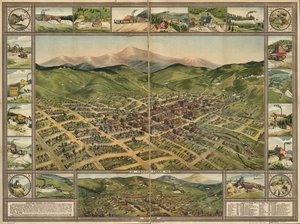 Cripple Creek, 1896 - Phillips and Desjardins Western Lithograph Co.