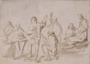 Paysans dans une taverne, c.1662