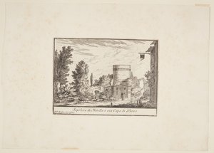 Tombeau de Metella ou Capo di Bove - Philothée Francois Duflos
