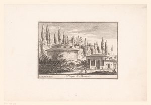 Vue du Temple de Romulus - Philothée Francois Duflos
