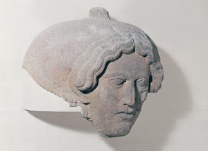 Tête de femme, fragment d