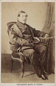Portrait du compositeur Gioachino Antonio Rossini - Photo studio Mayer and Pierson.