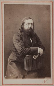 Portrait du poète Théophile Gautier 1811-1872, 1872