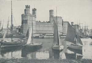 Château de Carnarvon, 1910 - Photochrom Co Ltd of London