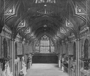 Intérieur du Guildhall, City de Londres, vers 1904-1906 - Photochrom Co Ltd of London