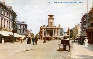 South Street, Worthing, Sussex, vers 1900