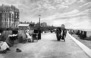 La Parade, Bexhill-on-Sea, East Sussex, début du 20e siècle - Photochrom Co Ltd of London