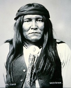 Chato, chef de la tribu Chiricahua - Photographer American