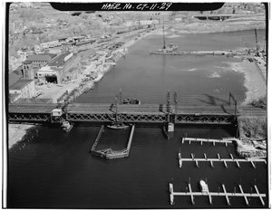Pont de la rivière Norwalk, Norwalk, Connecticut - Photographer American