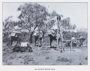 Une équipe de forage artésien - Photographer Australian