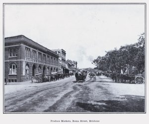 Marchés de produits, rue Roma, Brisbane - Photographer Australian
