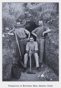 Prospecteurs de la mine de Kitchener, Bamboo Creek - Photographer Australian