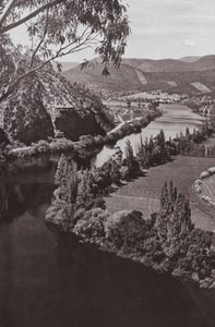 Rivière Derwent près de New Norfolk, Tasmanie