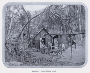 Camp des scieurs de bois, Melville Island - Photographer Australian
