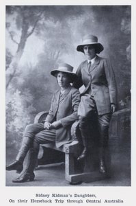 Les filles de Sidney Kidman, lors de leur voyage à cheval à travers l