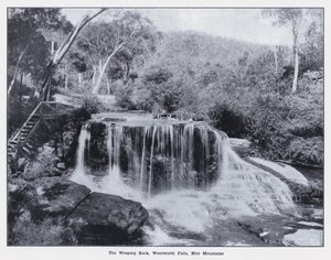 Le Rocher Pleureur, Wentworth Falls, Montagnes Bleues - Photographer Australian