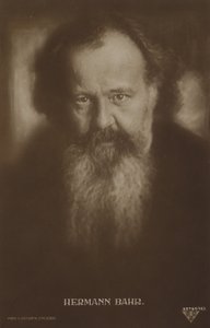 Hermann Bahr (1863-1934), auteur et dramaturge autrichien (photo n/b)