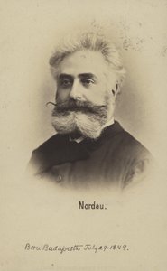 Max Nordau (1849-1923), leader sioniste et auteur hongrois (photo n/b)