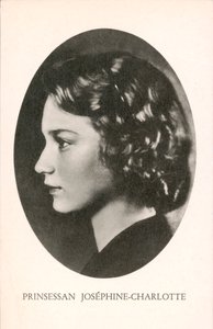 Princesse Joséphine-Charlotte de Belgique (photo n/b)