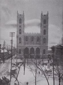 Notre Dame en hiver, Montréal - Photographer Canadian
