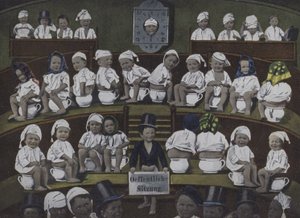 Une réunion publique de bébés - Photographer German
