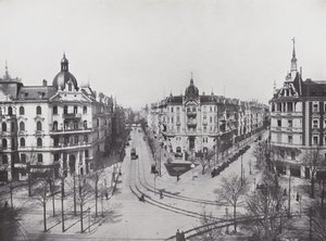 Charlottenburg, Kurfürstendamm, coin des rues Uhland et Grolmann - Photographer German