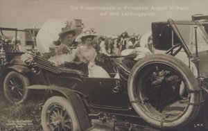 La princesse héritière Cécilie et la princesse Auguste Wilhelm d
